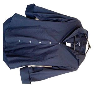 NEW banana republic size M black 3/4 sleeve shirt